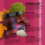 Super Berry Vegan Pea Protein Powder, with Pumpkin Seed Protein & Ceremonial Japanese Matcha, 8.6 oz