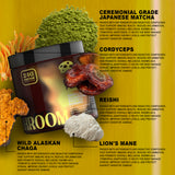 Vanilla Vegan Pea Protein Powder, with Pumpkin Seed Protein & Ceremonial Japanese Matcha, 8.6 oz